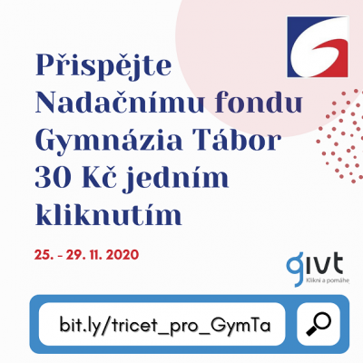 Příspěvky Nadačnímu fondu přes GIVT Příspěvky Nadačnímu fondu přes GIVT